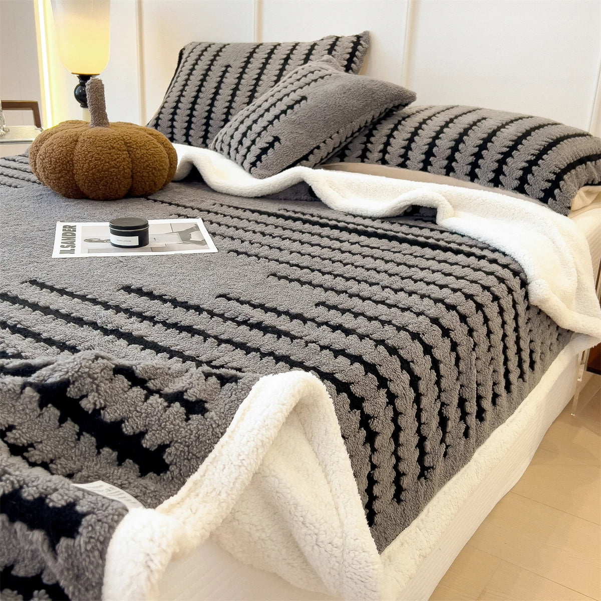 Luxury Reversible Fleece Blanket