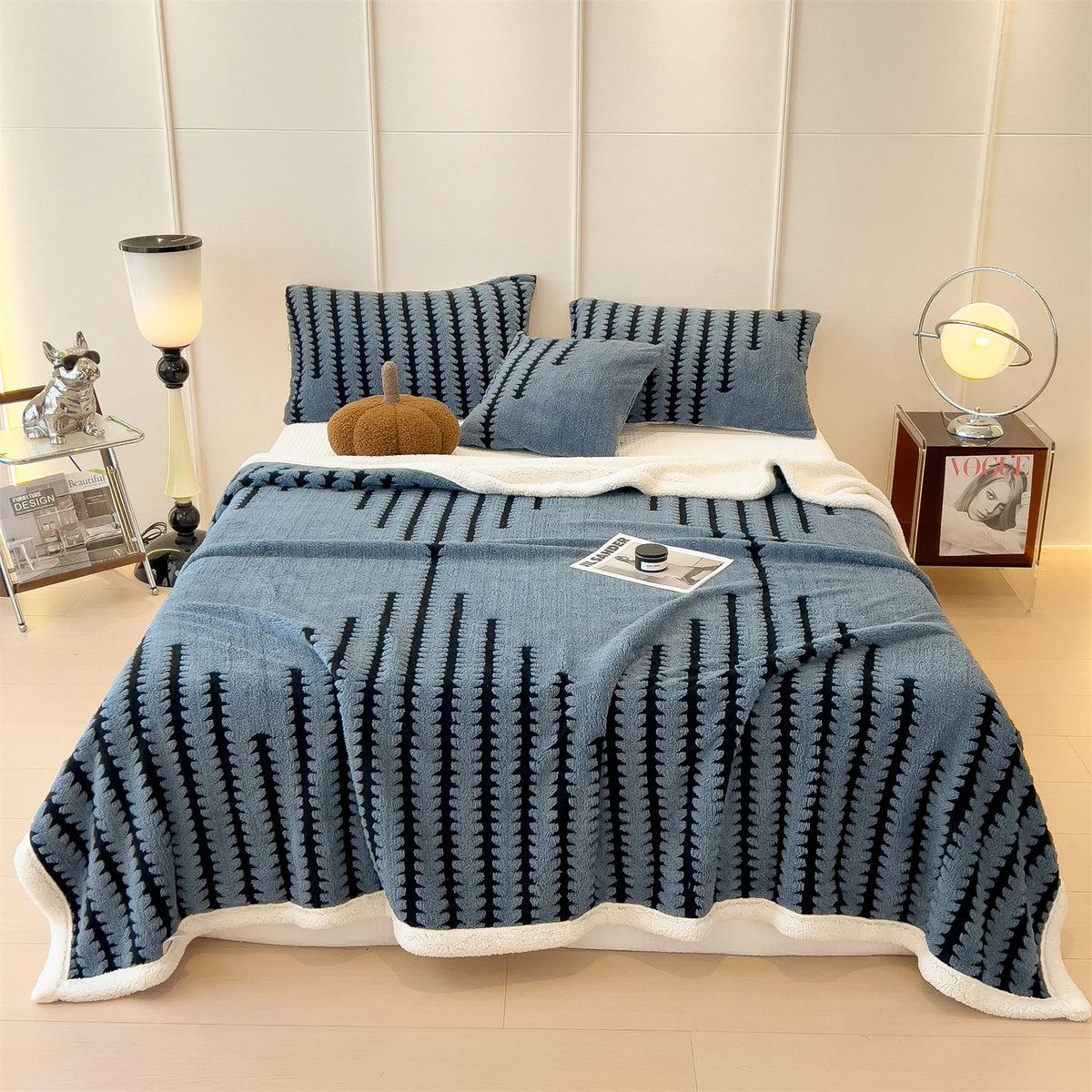 Luxury Reversible Fleece Blanket