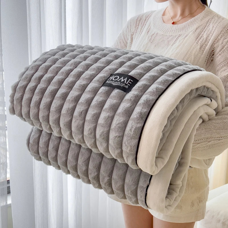 Cozy Luxury Plush Winter Blanket