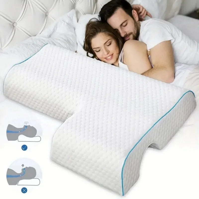 Premium Ergonomic Couples Support Pillow
