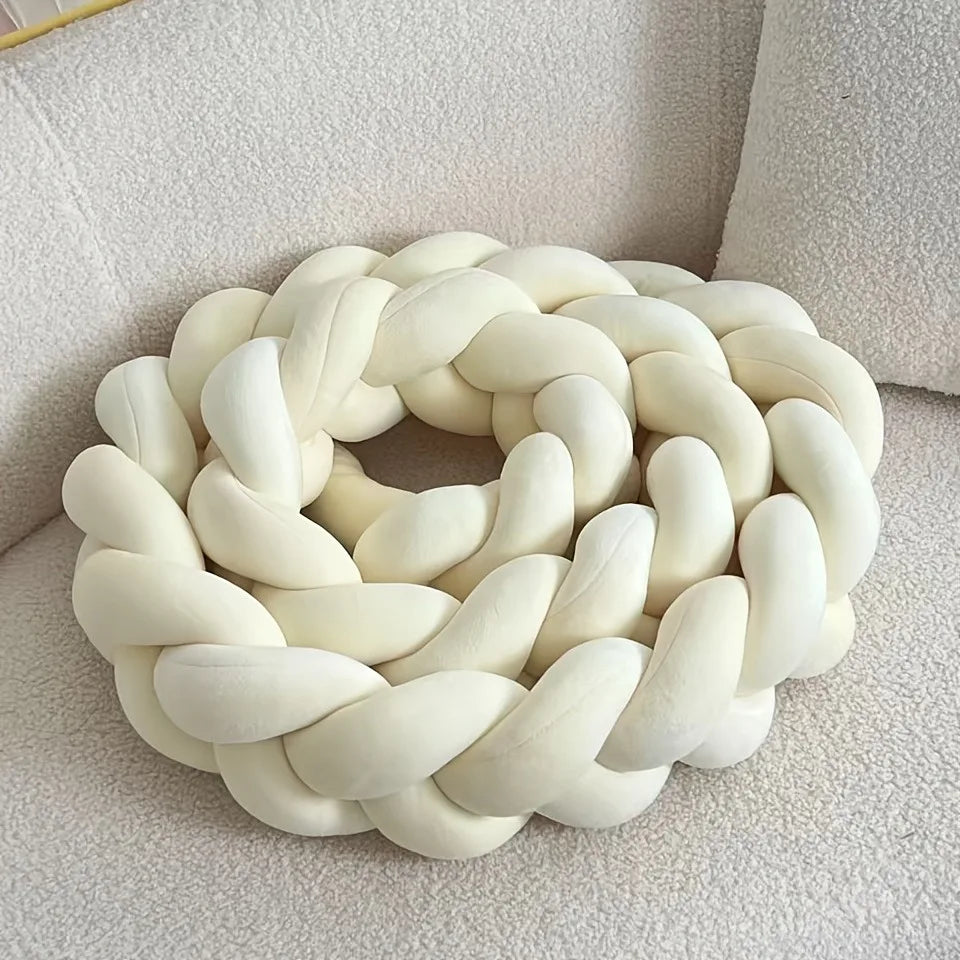 Serene Natural Geometric Floor Cushion