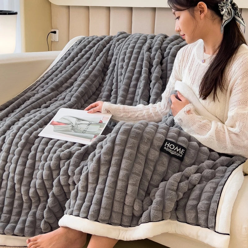 Cozy Luxury Plush Winter Blanket