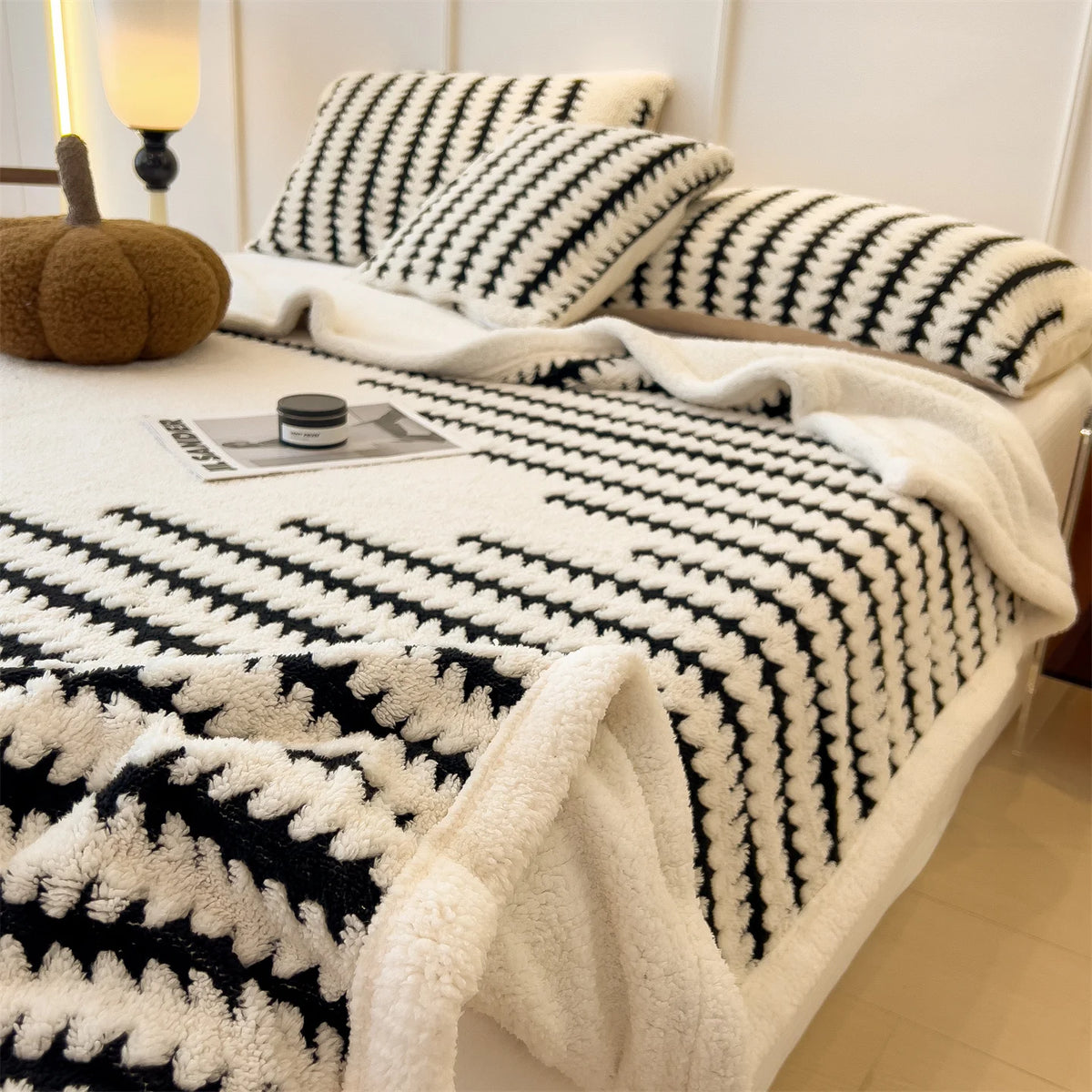 Luxury Reversible Fleece Blanket