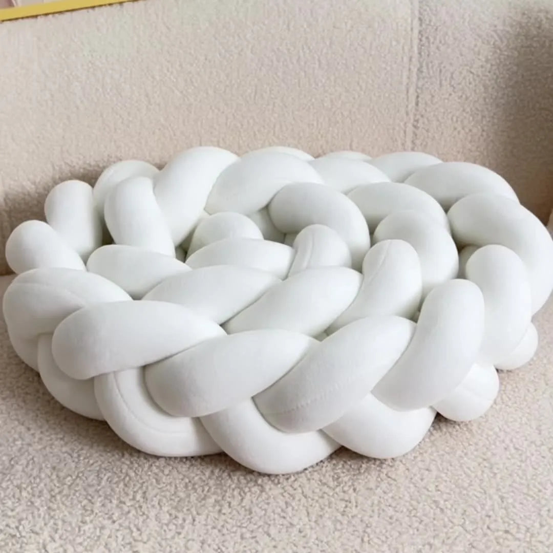 Serene Natural Geometric Floor Cushion