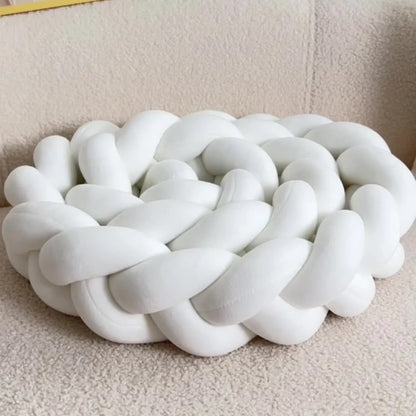 Serene Natural Geometric Floor Cushion