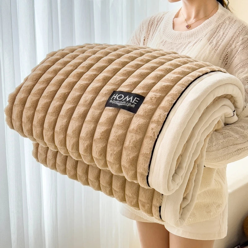 Cozy Luxury Plush Winter Blanket