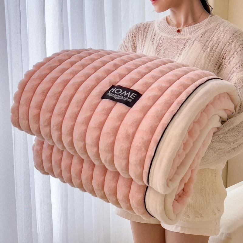 Cozy Luxury Plush Winter Blanket