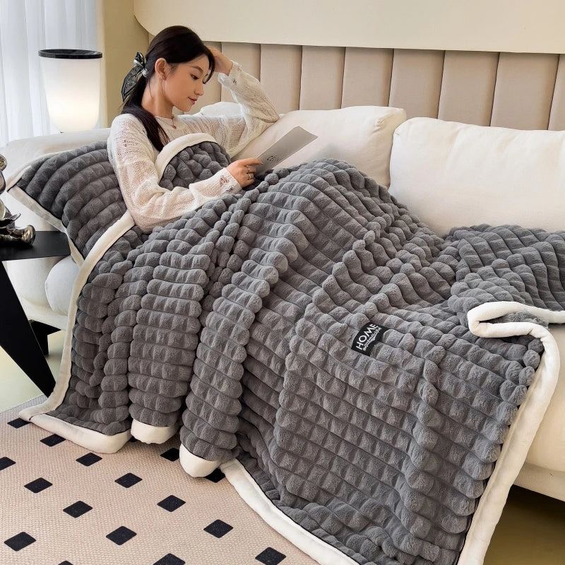 Cozy Luxury Plush Winter Blanket