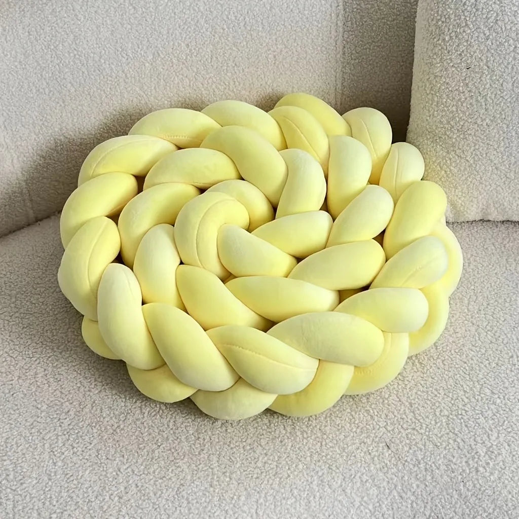 Serene Natural Geometric Floor Cushion
