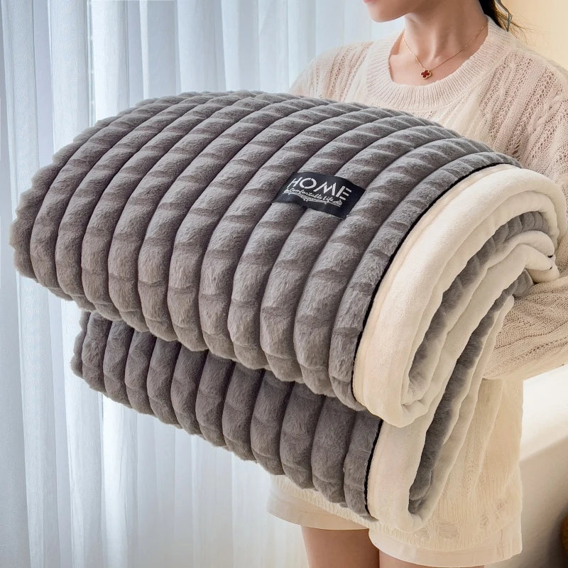 Cozy Luxury Plush Winter Blanket