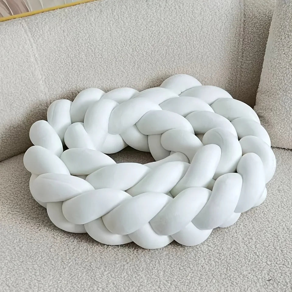 Serene Natural Geometric Floor Cushion