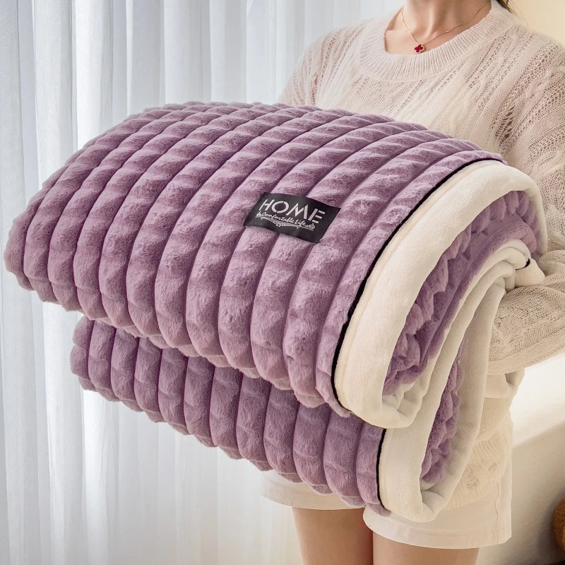 Cozy Luxury Plush Winter Blanket