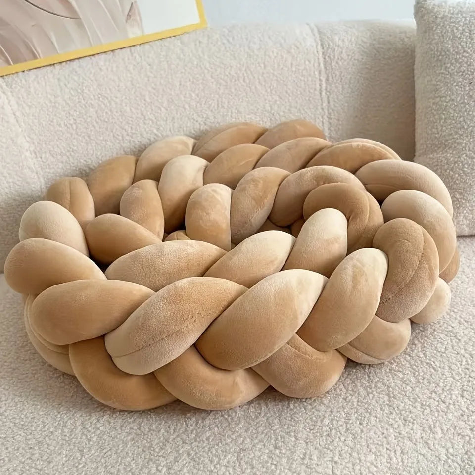 Serene Natural Geometric Floor Cushion