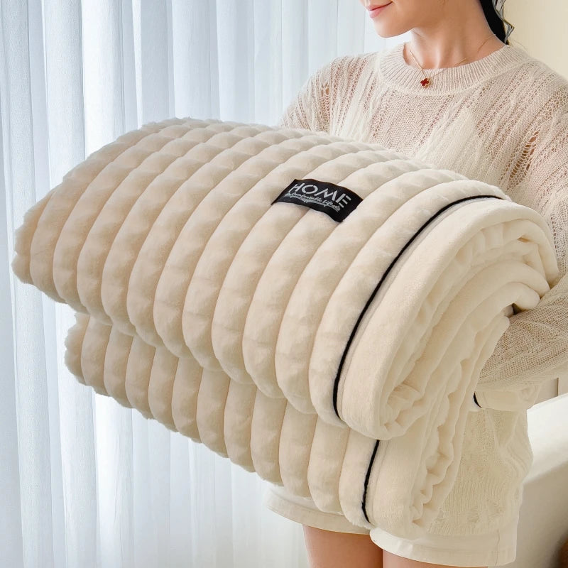 Cozy Luxury Plush Winter Blanket