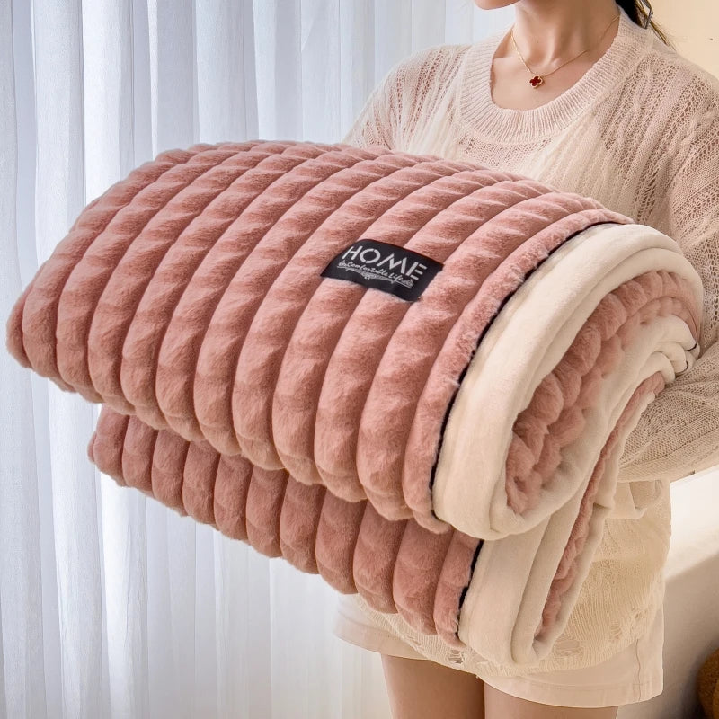 Cozy Luxury Plush Winter Blanket