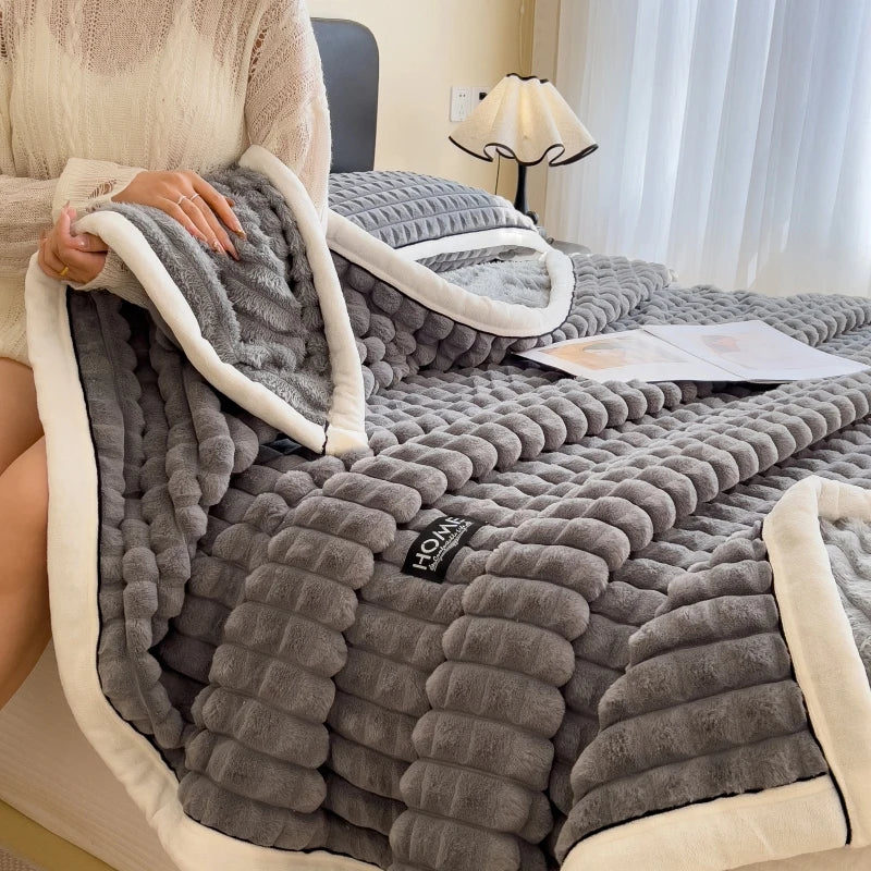 Cozy Luxury Plush Winter Blanket