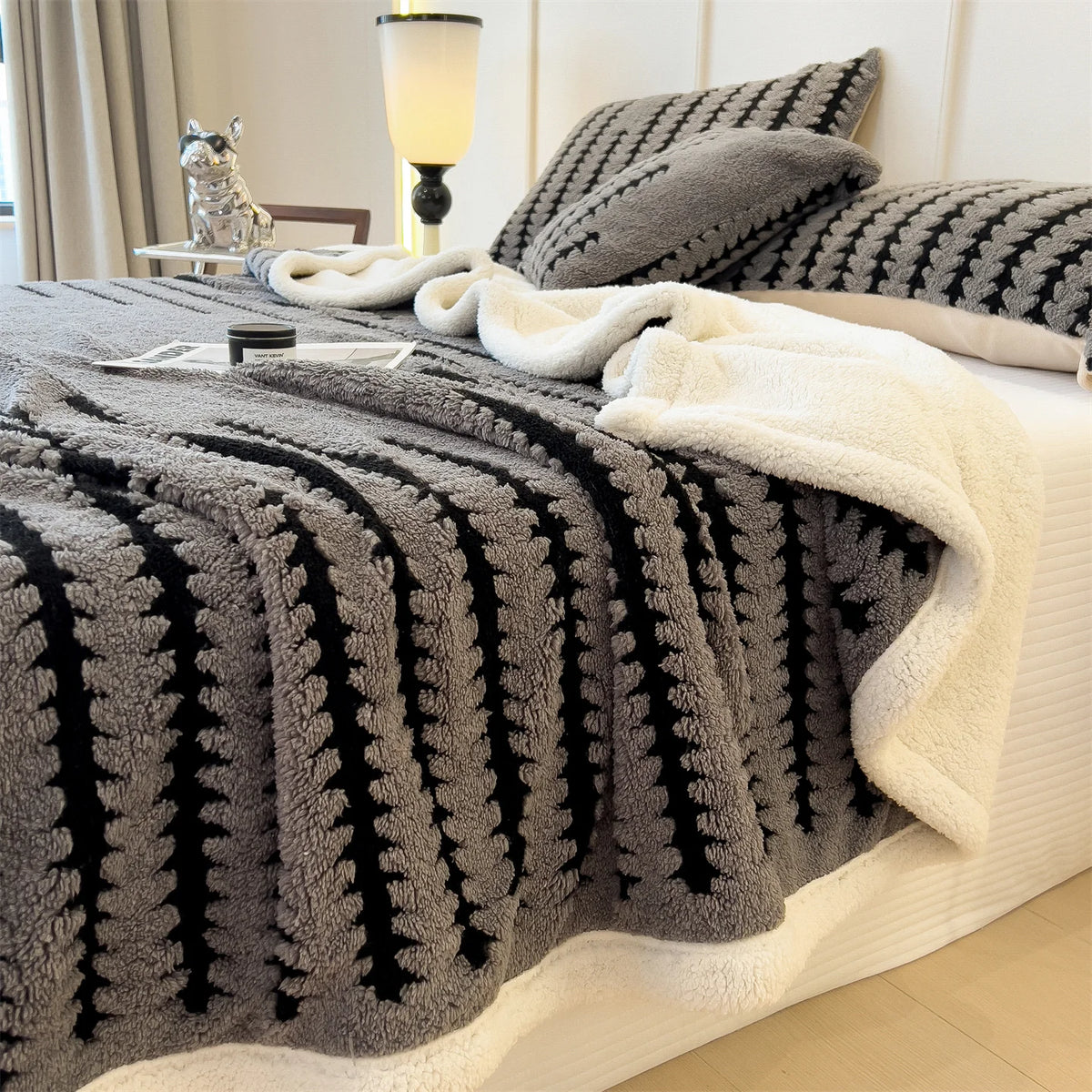 Luxury Reversible Fleece Blanket