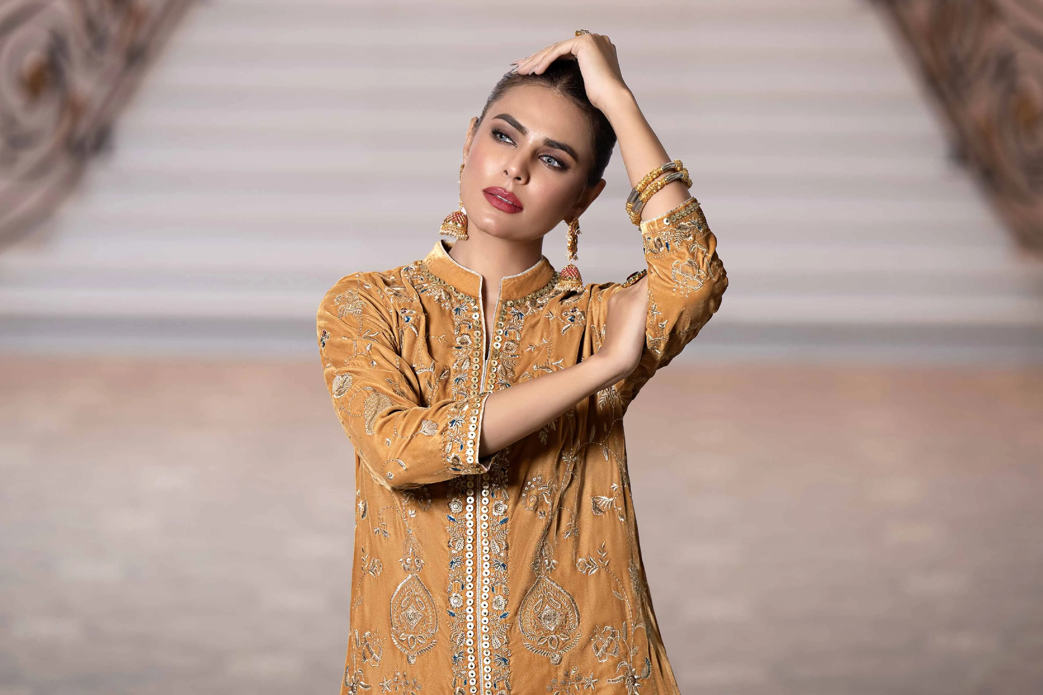 2 Piece - Embroidered Suit - KFW23-16