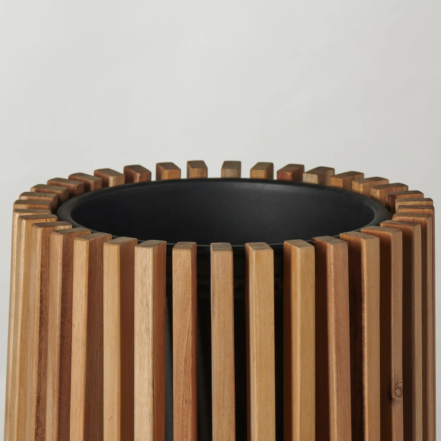 Acacia Wood Slat Planter