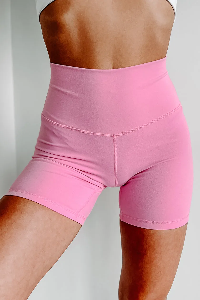 Alpha Mode Solid Biker Shorts (Pink)