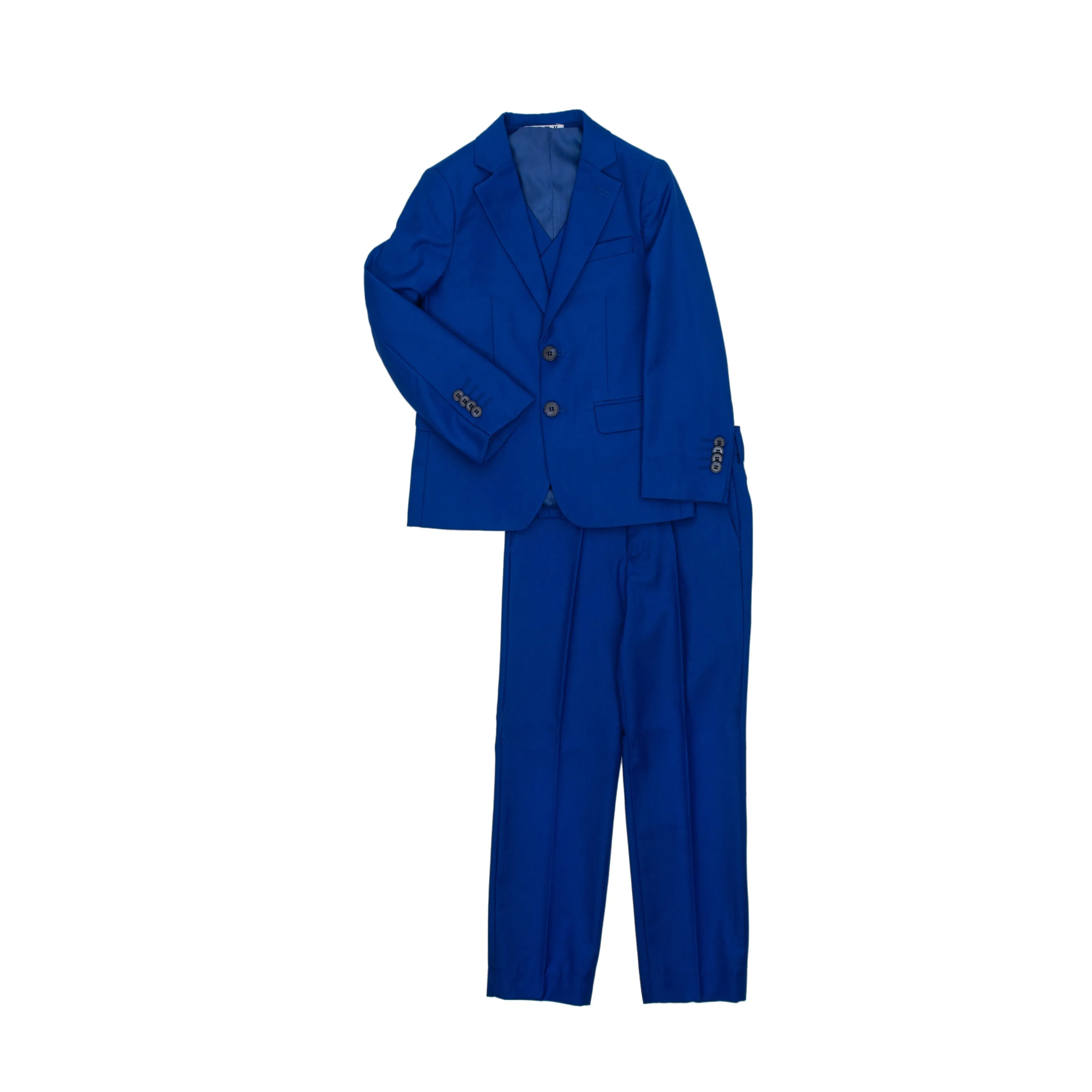 American Exchange Boys 3 Piece Slim Suit_Royal Blue SD040