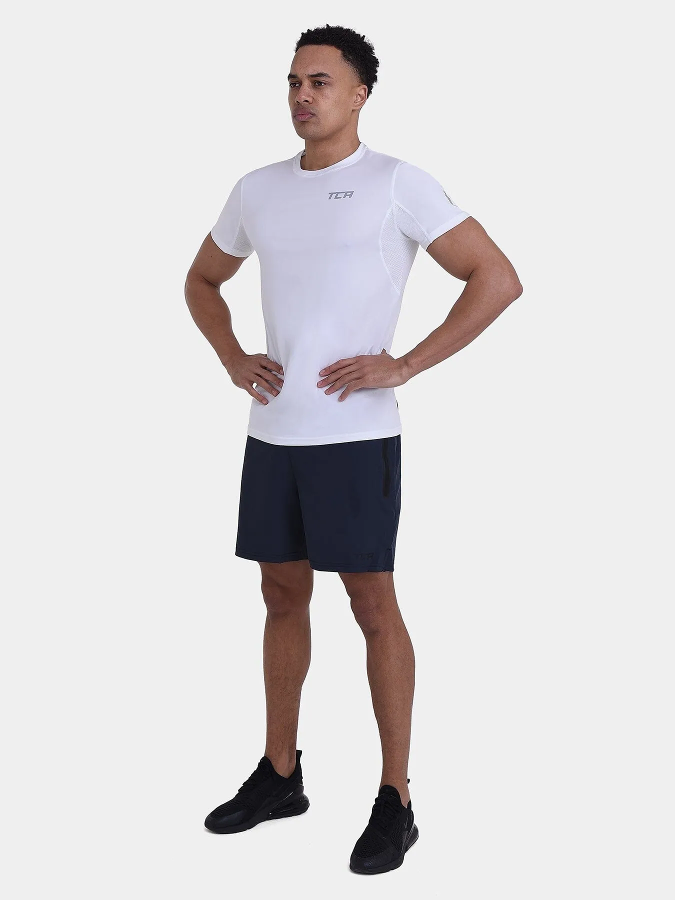 Atomic Short Sleeve T-Shirt With UPF 50  Protection & Side Mesh Panels For Men