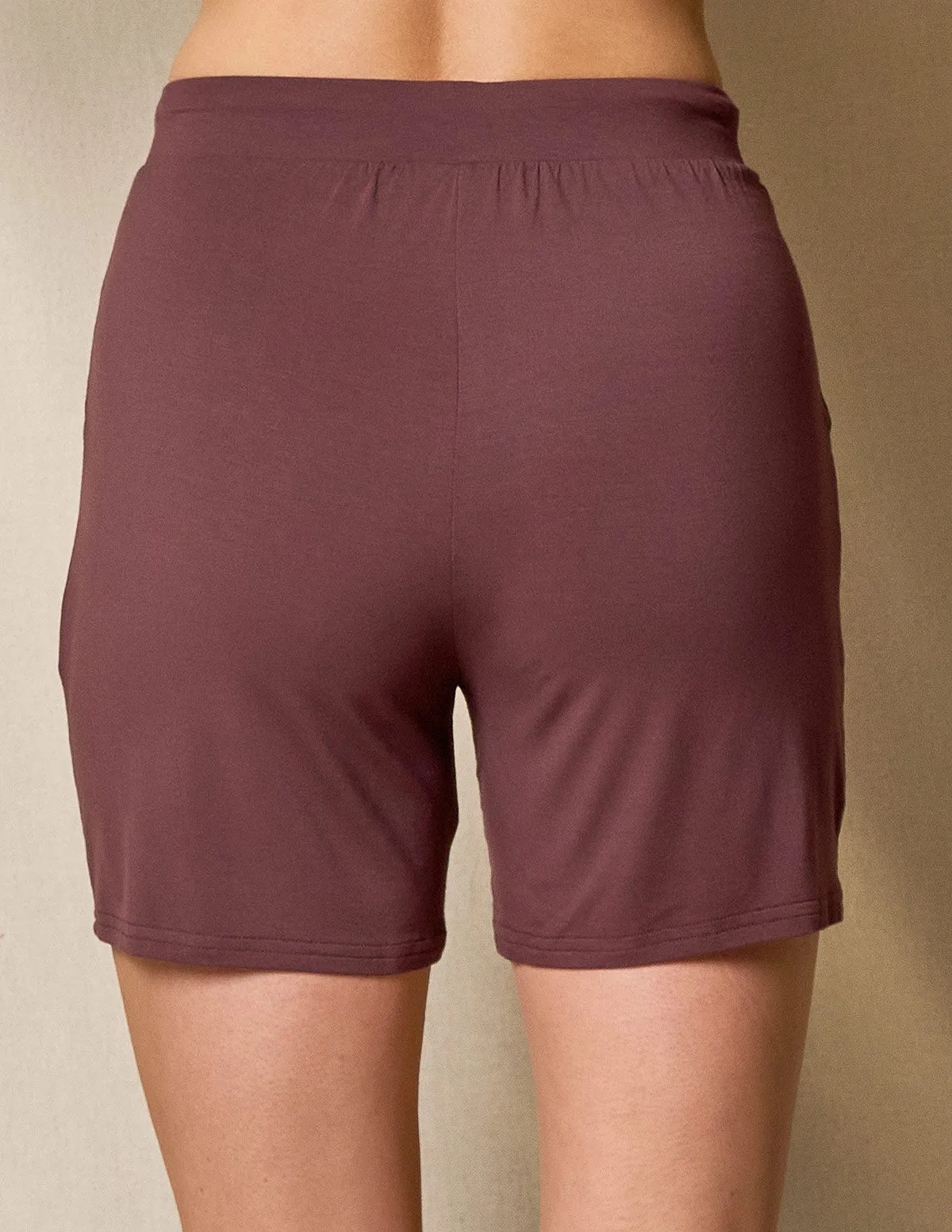 Bamboo Sleep Shorts - Chocolate