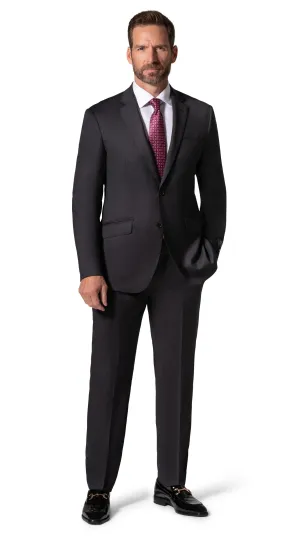 Berragamo - Reda | Modern Fit 2-Piece Solid Suit - Charcoal