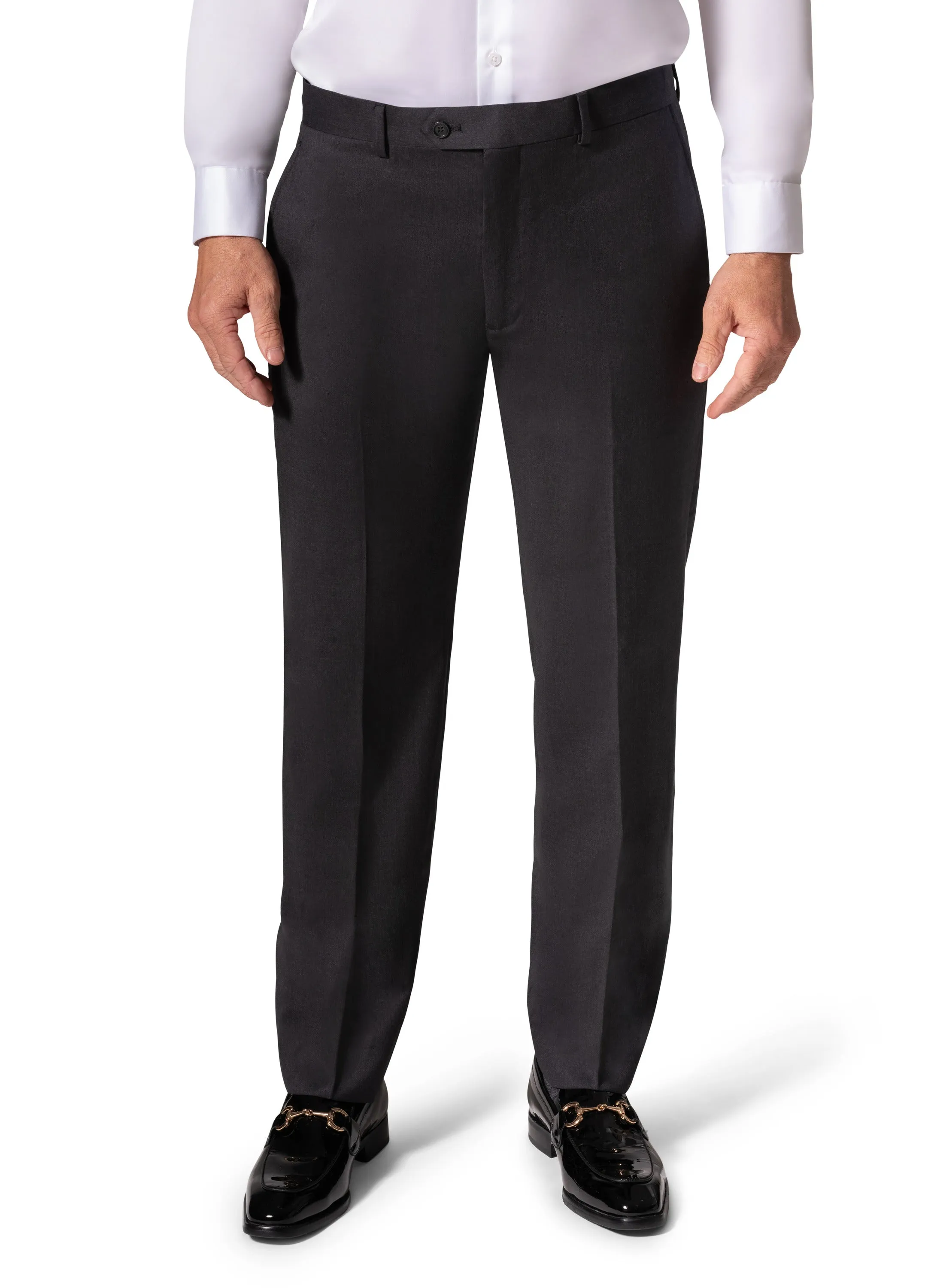 Berragamo - Reda | Slim Fit 2-Piece Solid Suit - Charcoal