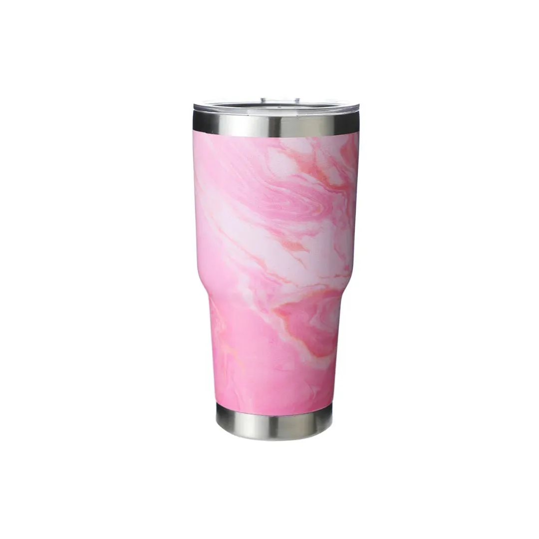 Blending Design Steel Tumbler for Car (900mL)(Pink)