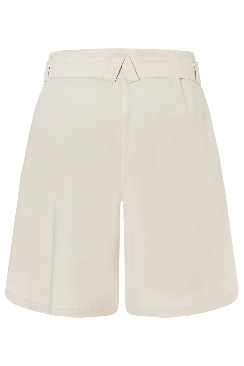 Celia Cream High-Waisted Golf Culottes