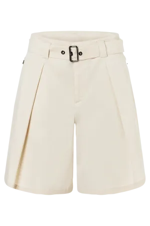 Celia Cream High-Waisted Golf Culottes