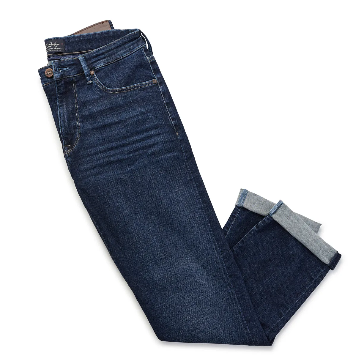 Courage Straight Leg Jeans In Dark Shaded Organic