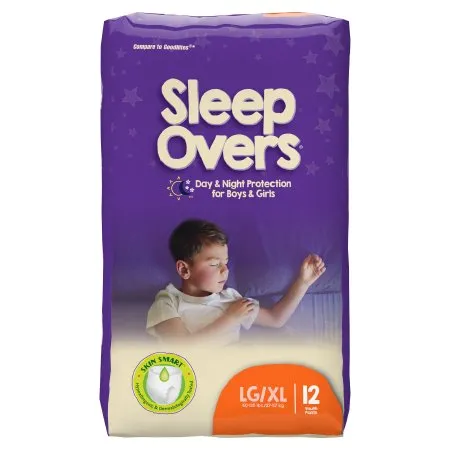 Cuties® Sleep Overs® Pull On Disposable Overnight Briefs