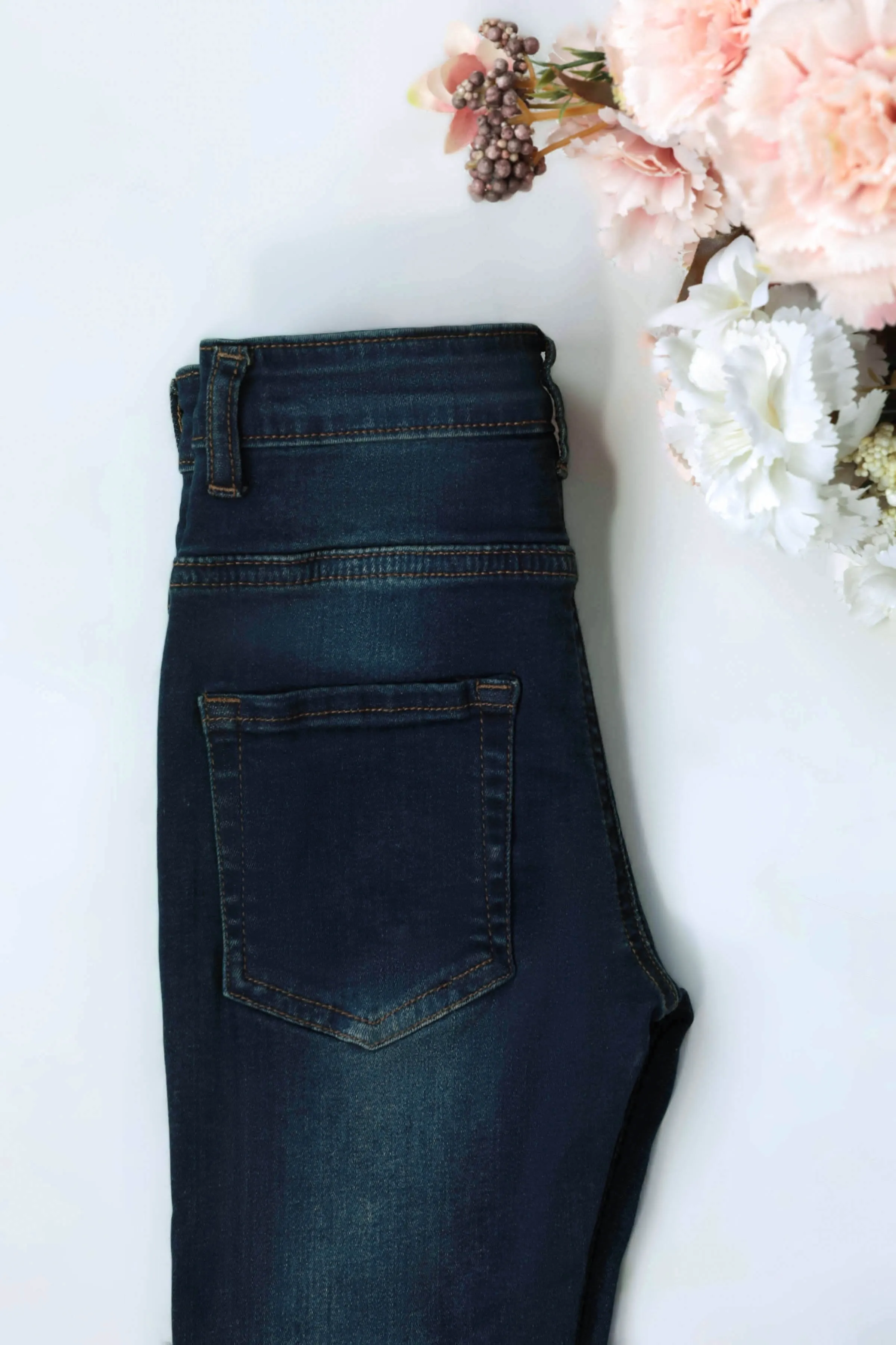 Dark-wash Skinny Jeans