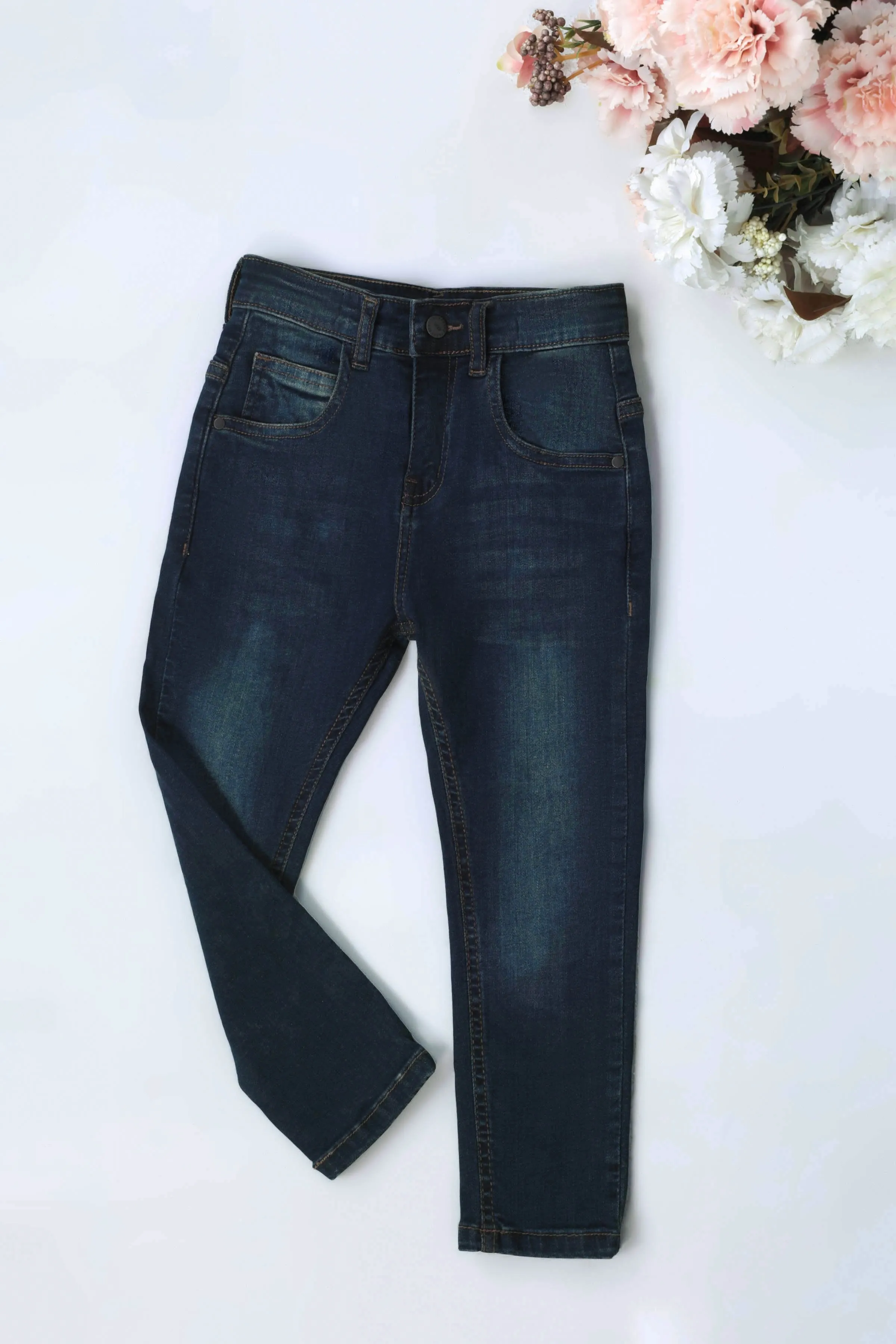 Dark-wash Skinny Jeans