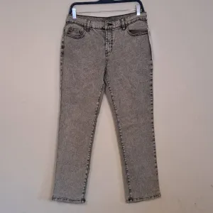 DG2 Acid Wash Straight Jeans Petite