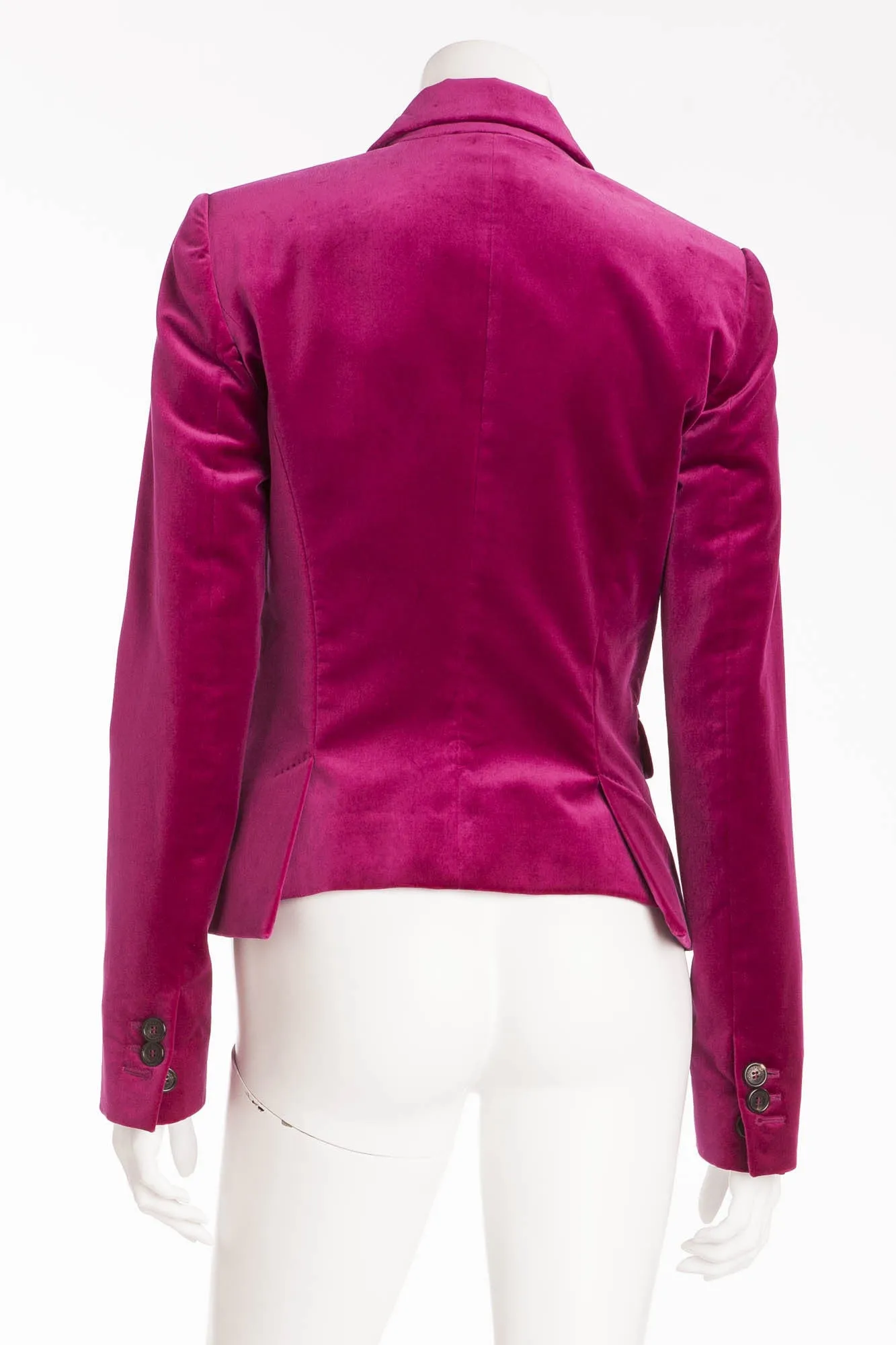 Dsquared2 - Editorial, Fuchsia Velvet Jacket - IT 44