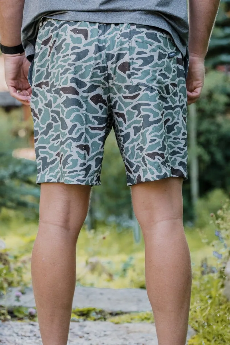 Everyday Short - Retro Duck Camo - Grey Pocket