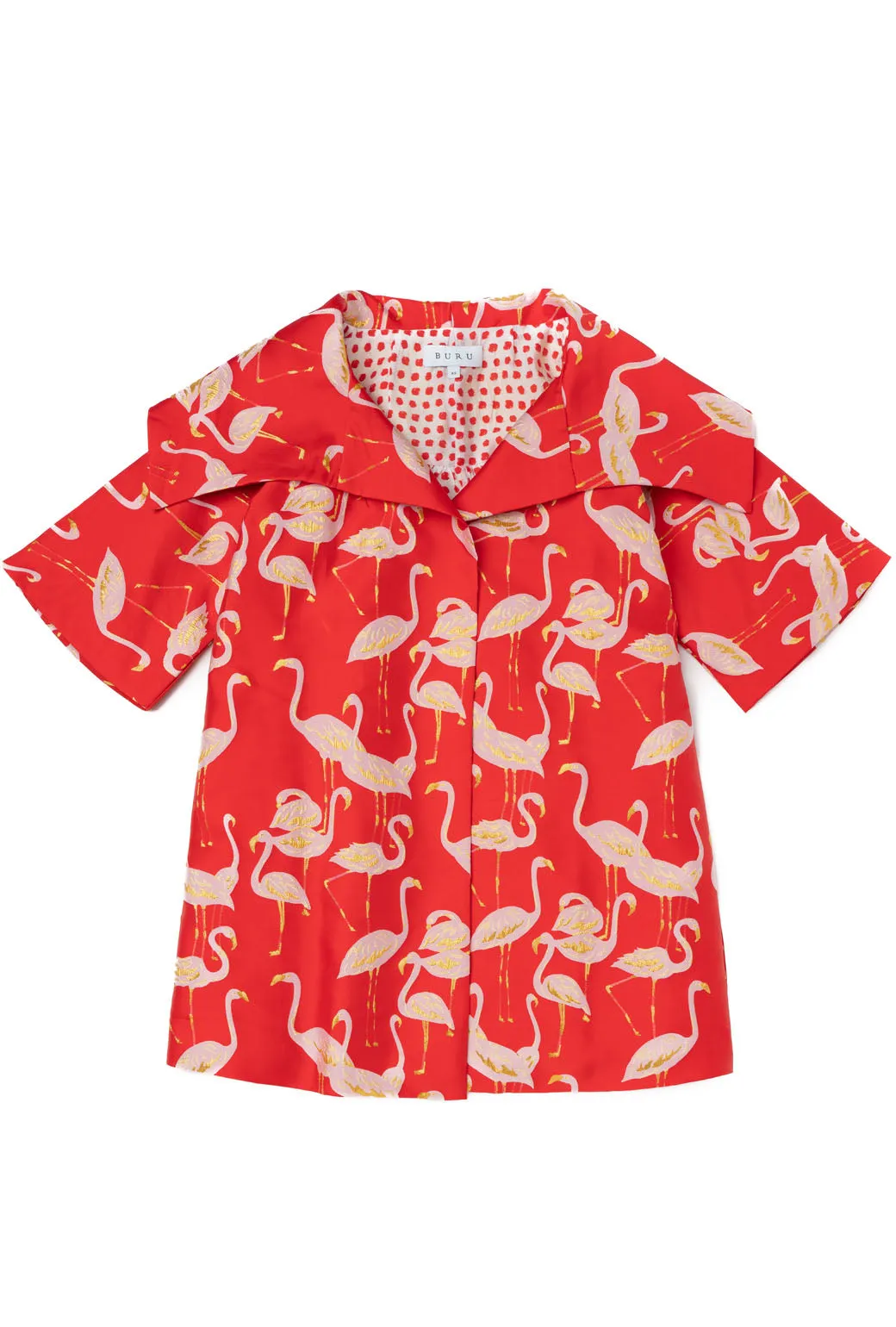 Flamingo Car Coat - Red