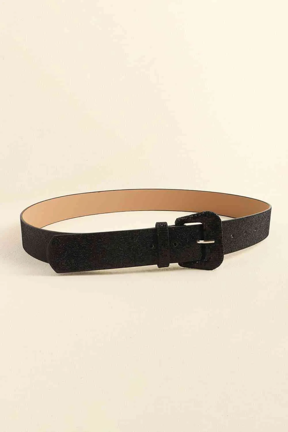 Glitter PU Leather Belt