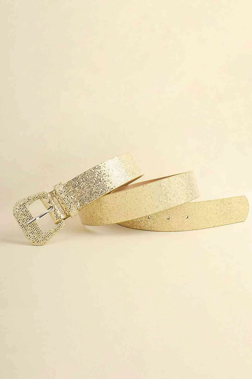 Glitter PU Leather Belt