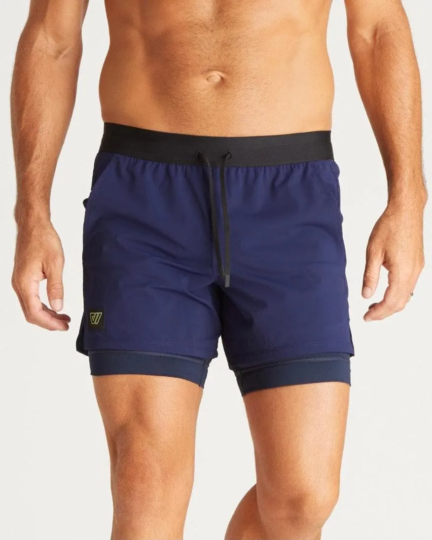 Grand 2-in-1 Short in Navy