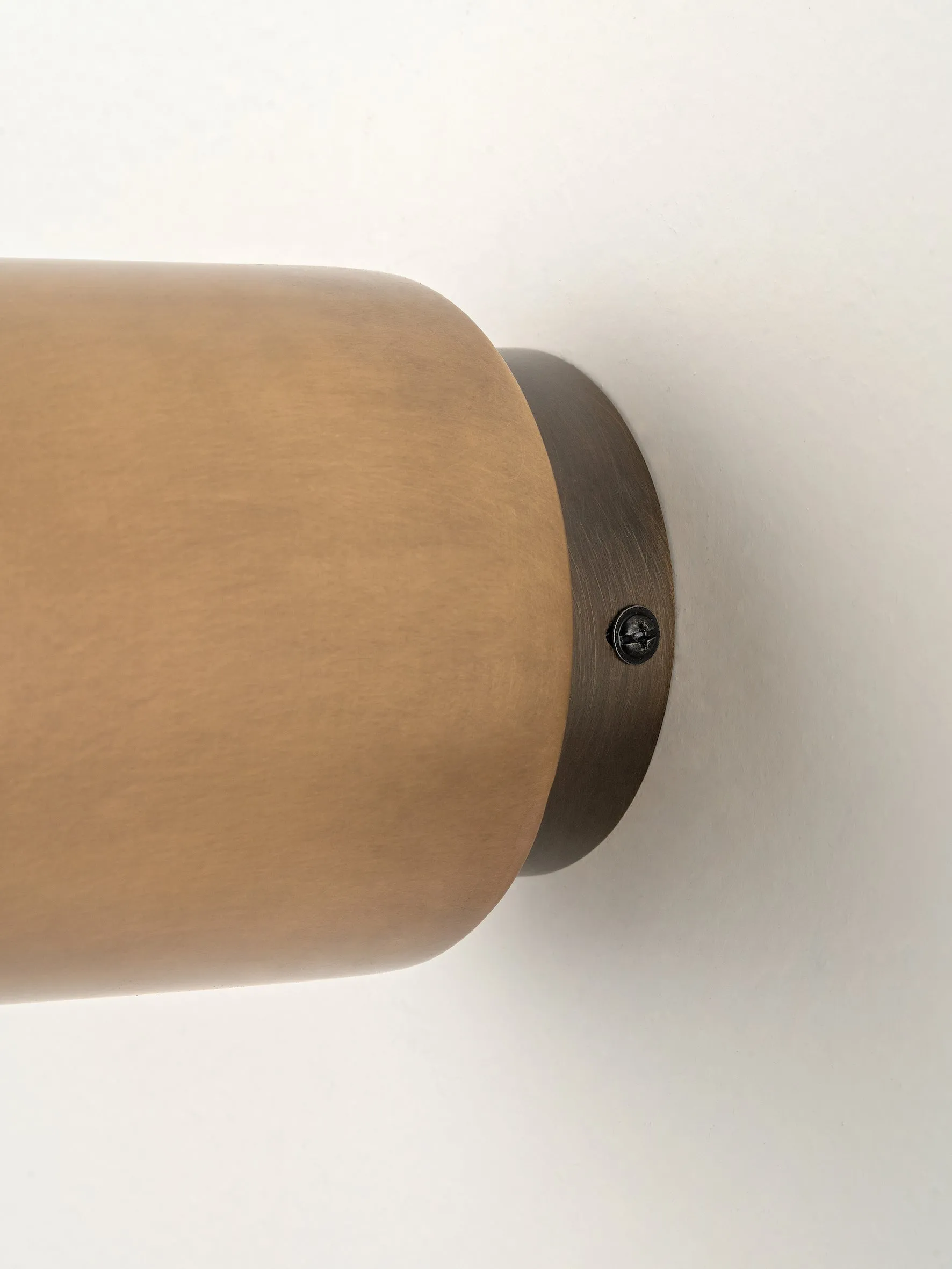 Guilla - brass cylinder wall light