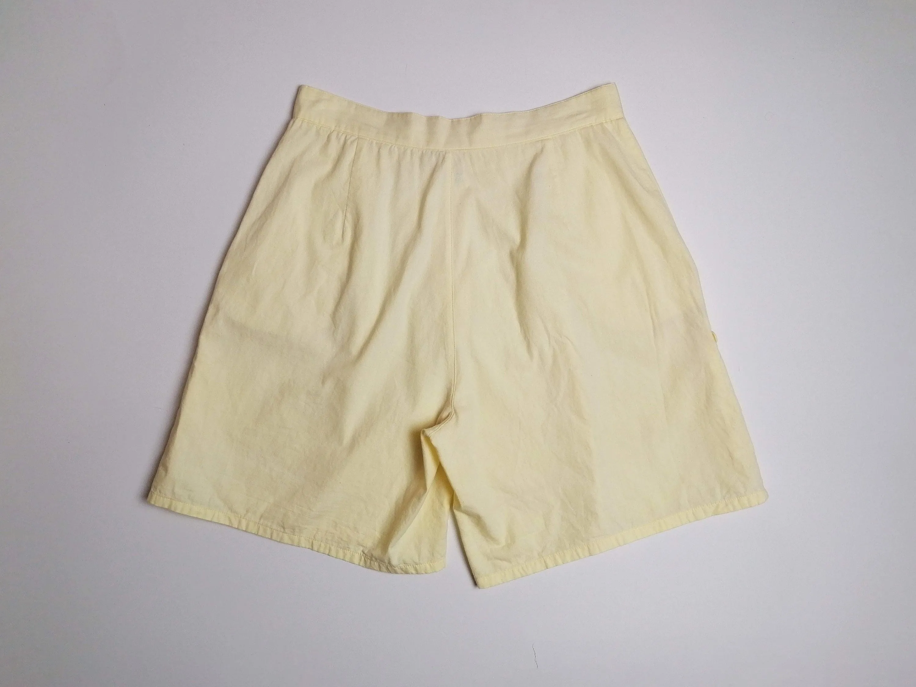 High Waist Retro Cotton Shorts - size XS-S / 40