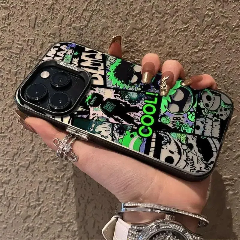 Human Skeleton Pattern Cute Phone Case for iPhone 15, 14 Pro Max, 13, 12, 11, XR, XS, X, and Mini