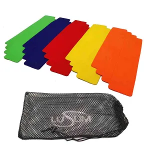 Lusum Rubber Markers - Rectangular - 5 Colours