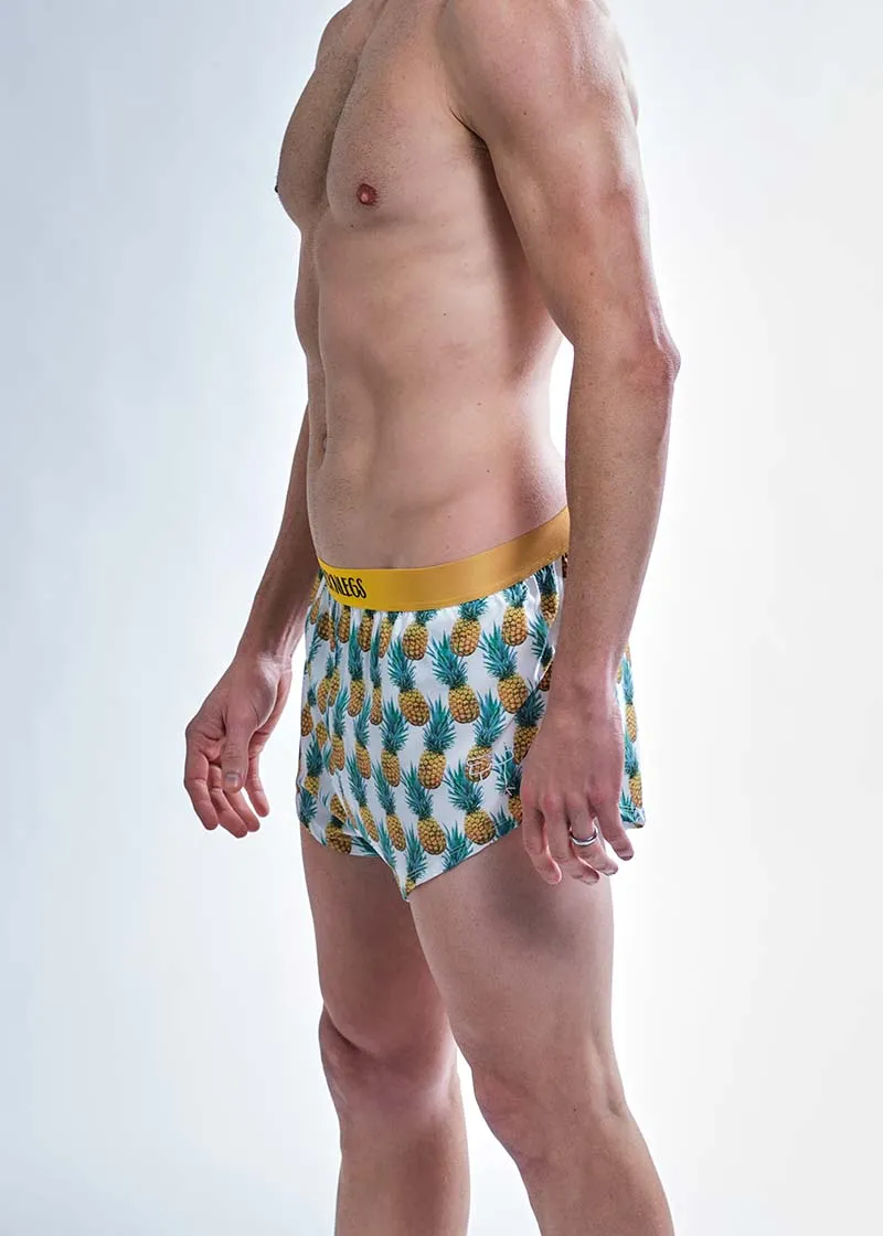 Men's Trippy Pineapples 2" Split Shorts