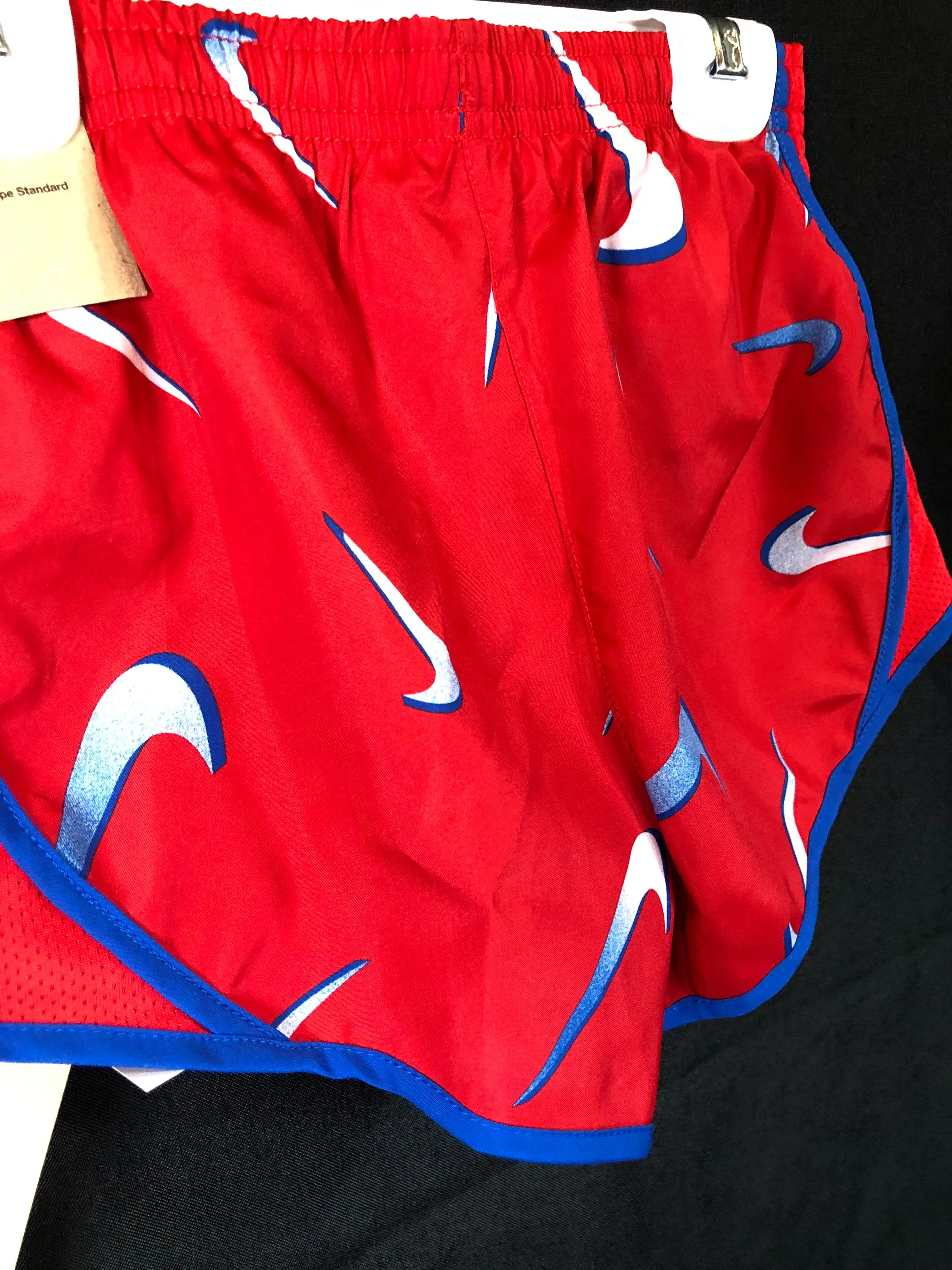 NIKE NEW!! Red, White & Blue Running Shorts Girls size Small