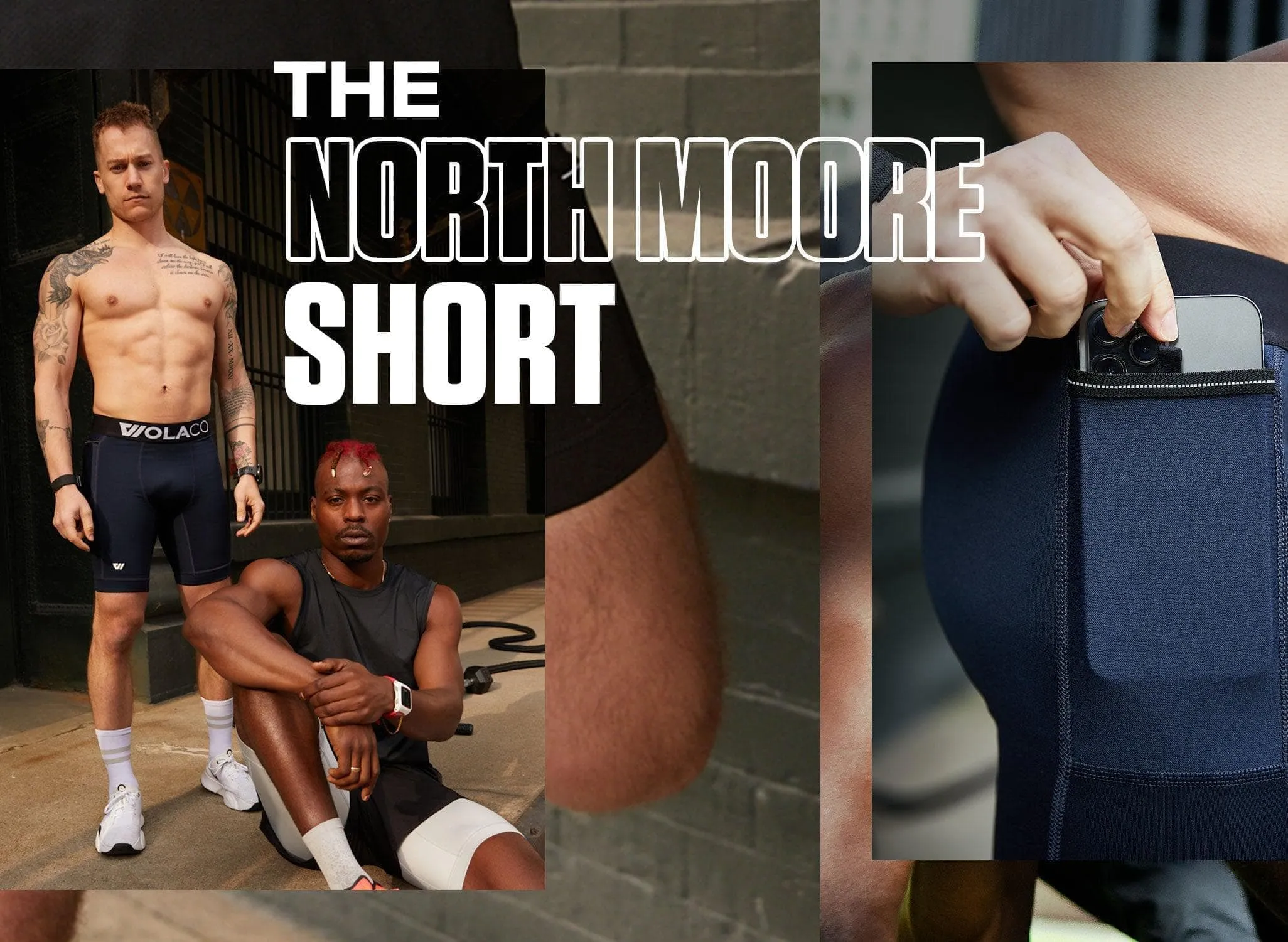 North Moore Short 5-Pack (Black and Black and Black and Black and Black)